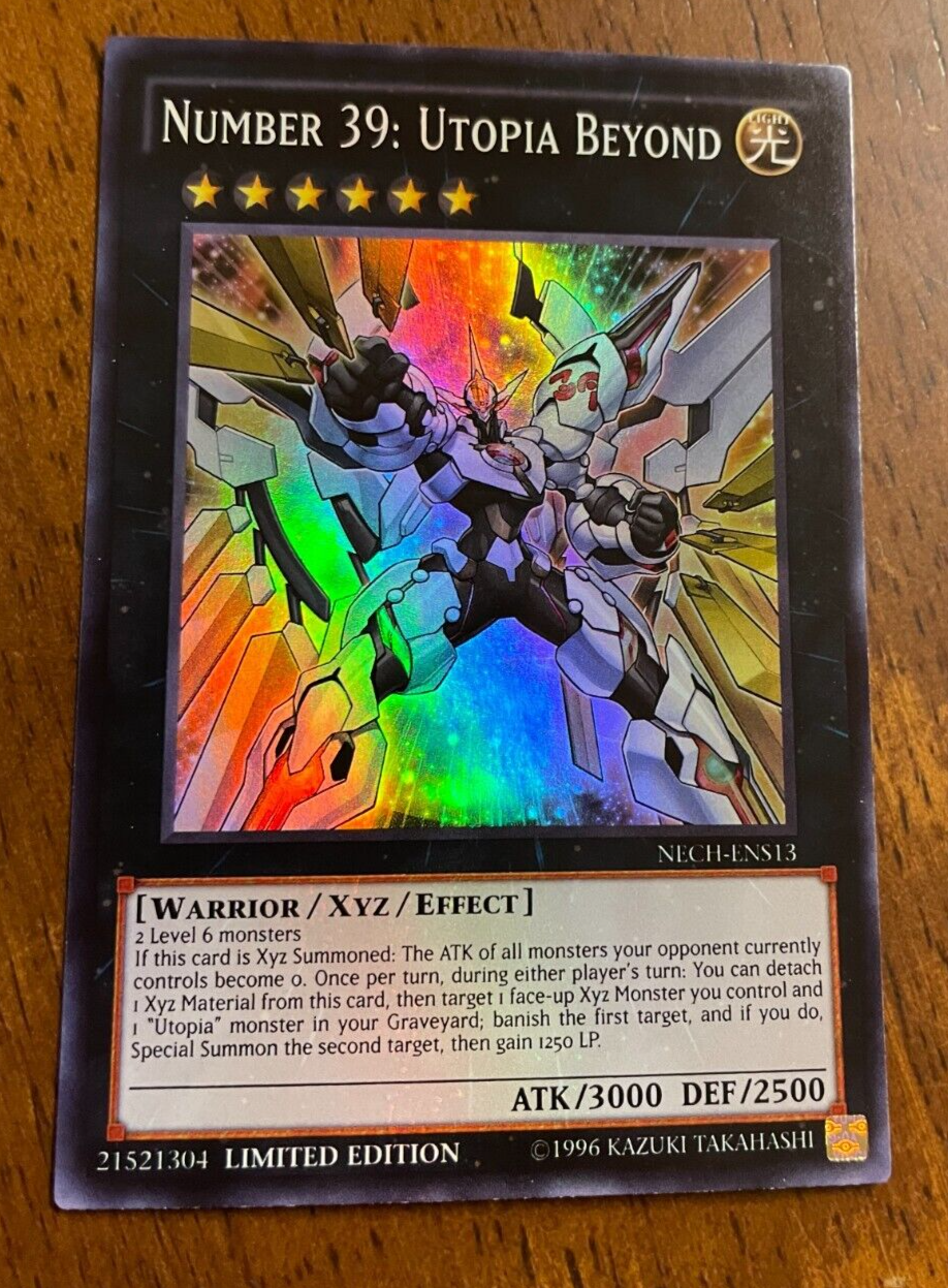 Number 39: Utopia Beyond - NECH-ENS13 - YuGiOh Card - NM | eBay