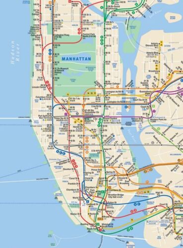 NEW YORK CITY SUBWAY MAP & GUIDE 1977 VISITORS EDITION [4171