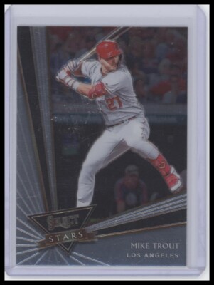 2020 Panini Select #SLS-4 Mike Trout Select Stars - Los Angeles Angels