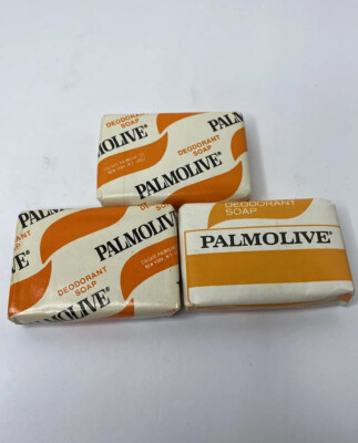 Vintage Palmolive Soap Bars Travel Size Lot Of 3