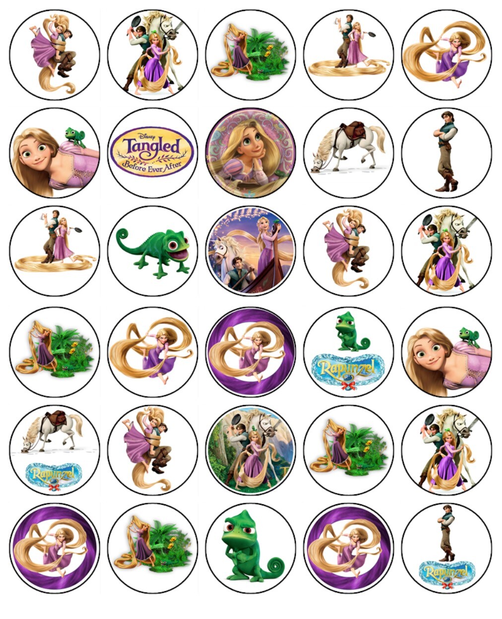 tangled-rapunzel-edible-cupcake-topper-icing-cake-decorations-2-sizes-ebay
