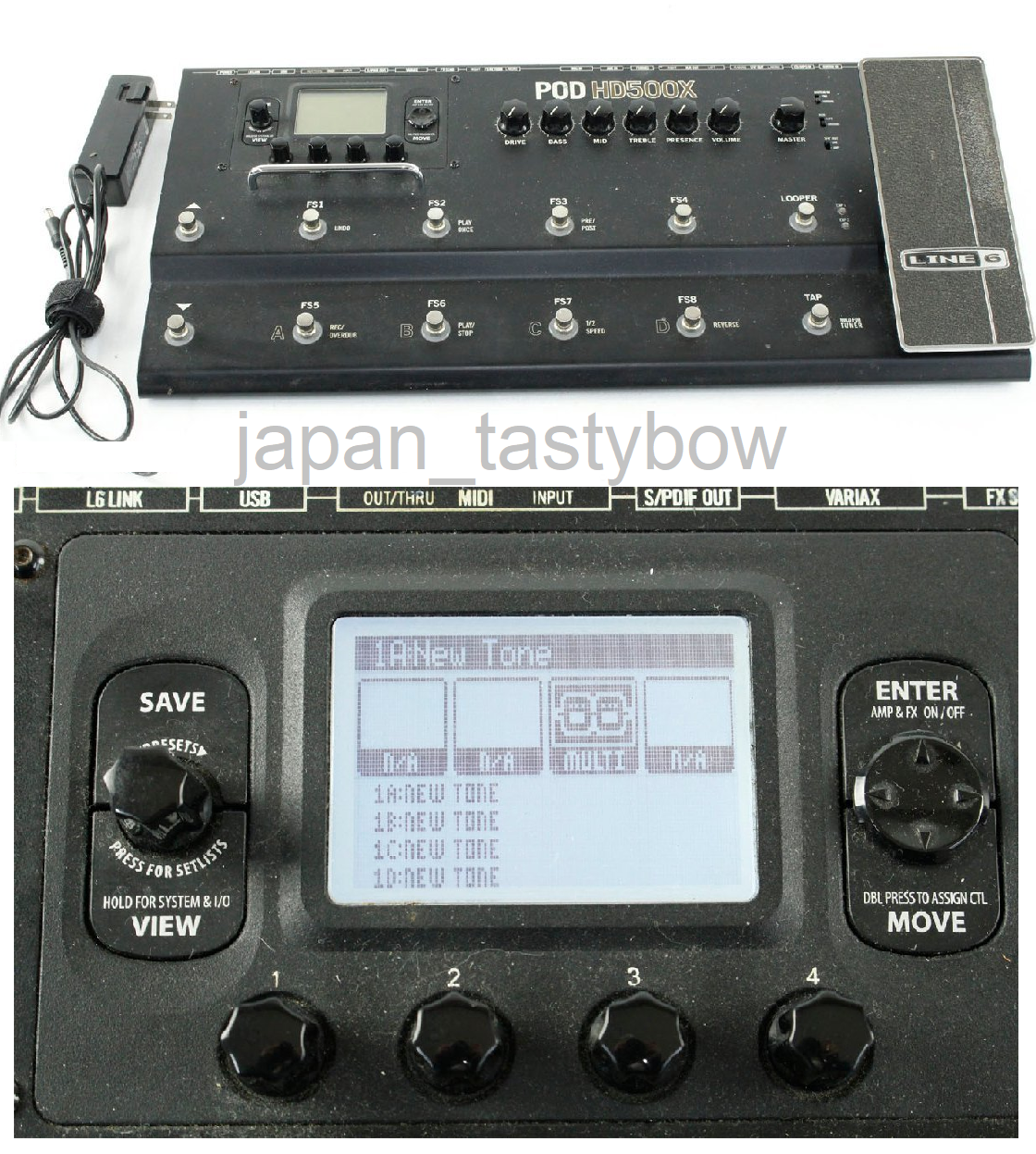 ギター Line 6 HD500 Line 6 POD HD500X Guitar Multi Effects Floor Processor with