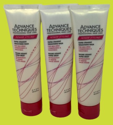 AVON Advance Techniques Power Styling, High Speed Conditioning & Smoothing, 3 pk