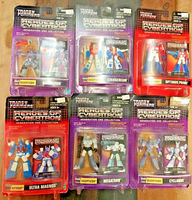 2003 Transformers Heroes Of Cybertron Gen  One Collection LOT of 6 bots