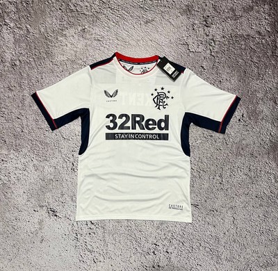 Glasgow Rangers 2020-2021 Away Football Shirt Soccer Jersey Castore Size S