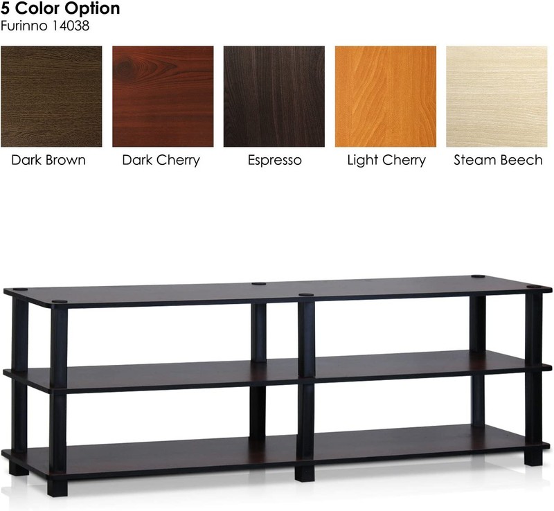 For 55 Inch Entertainment Center Media Storage Shelf Modern Home Table