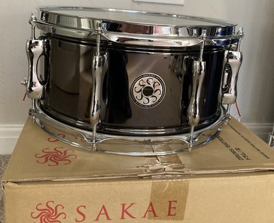 ぺーろく様専用】SAKAE スネア13×6.5 ブラックニッケルブラス-