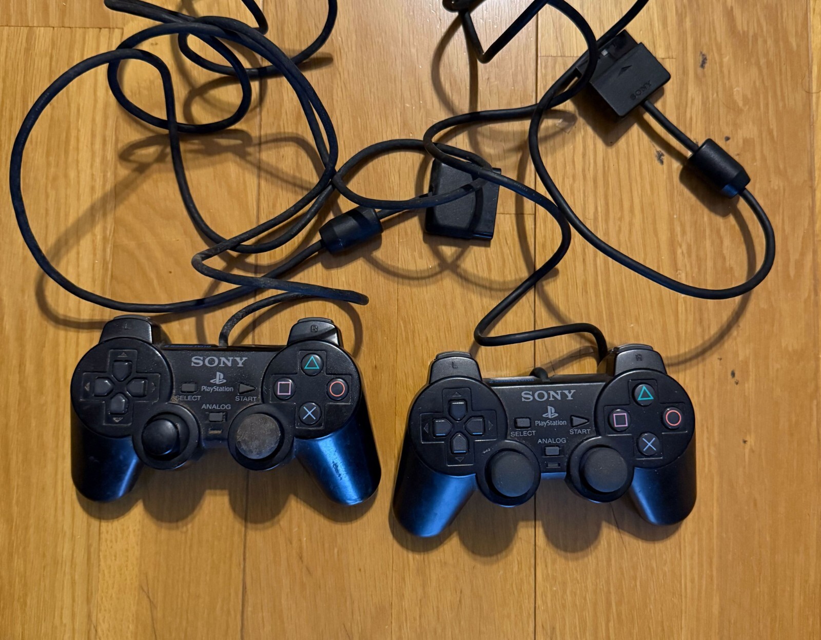 Playstation 2 PS2 Japan Controller Black x2 Dual Shock Playstation 2 PS2 Japan Controller Black x2 Dual Shock