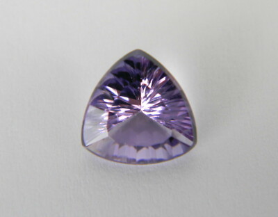 1.205 Carats Natural Brazilian Amethyst Faceted Gemstone Trillion AMT41