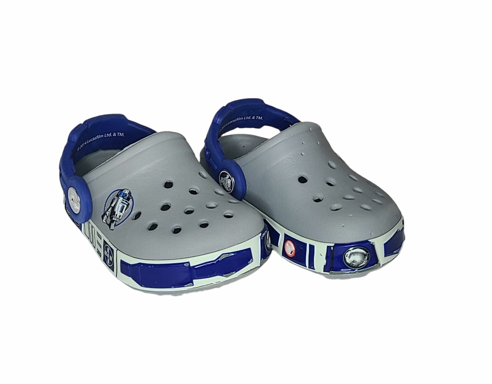 Crocs Star Wars R2D2 Grey and Blue C 4/5 | eBay