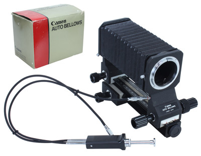 CANON AUTO BELLOWS Soufflet MACRO macrophotographie Monture FD (Réf#G-789)
