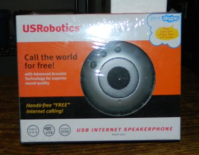 NEW SEALED USROBOTICS USB INTERNET SPEAKERPHONE MODEL 9610