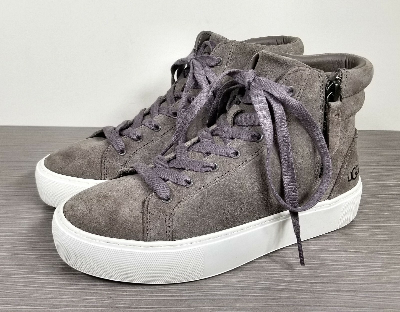 UGG Olli High Top Sneakers, Mole Suede, Womens Size 5.5 / 36.5