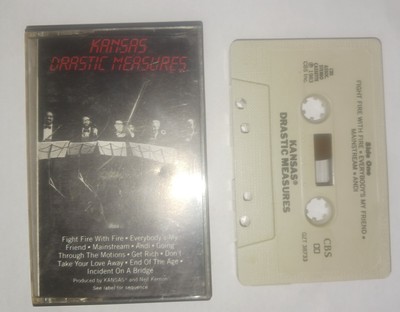 Kansas Drastic Measures Cassette Tested Works!