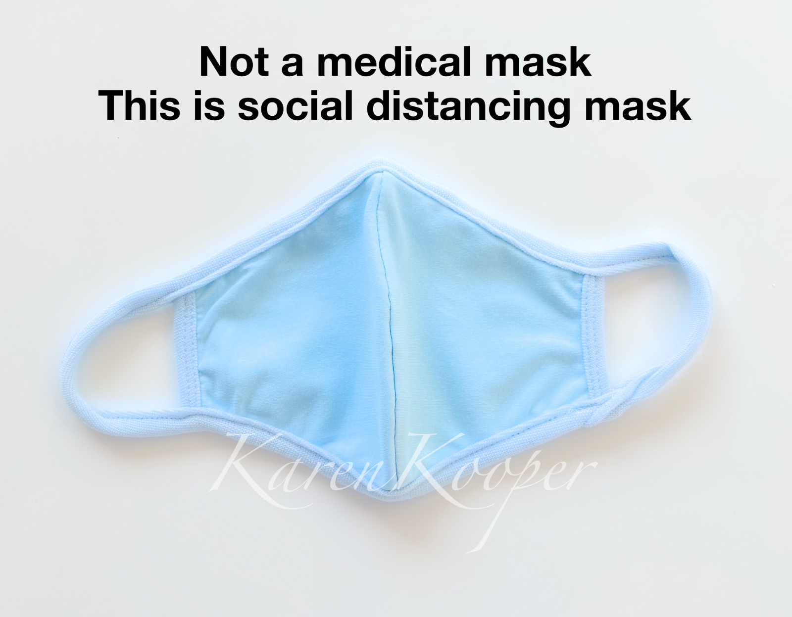 3 Pcs Blue Face Mask Cotton Double Layer Cover Washable Reusable Unisex USA