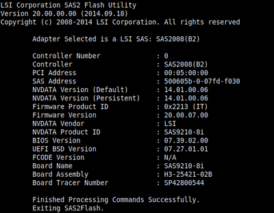 IBM M1115 LSI 9223-8i (=9210-8i) 6Gbps SAS HBA P20 IT Mode ZFS FreeNAS unRAID