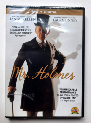 Mr. Holmes (DVD, 2015) Brand New Sealed (Plastic torn in corner)