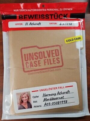 Unsolved Case Files: Harmony Ashcroft Cold Case Mystery Game - German Edition 