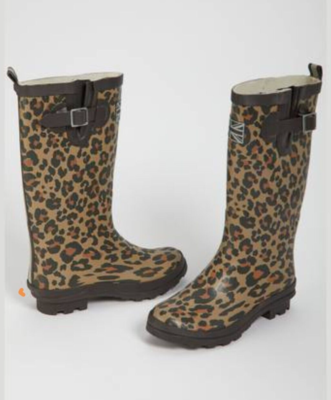 Leopard print wellies sale
