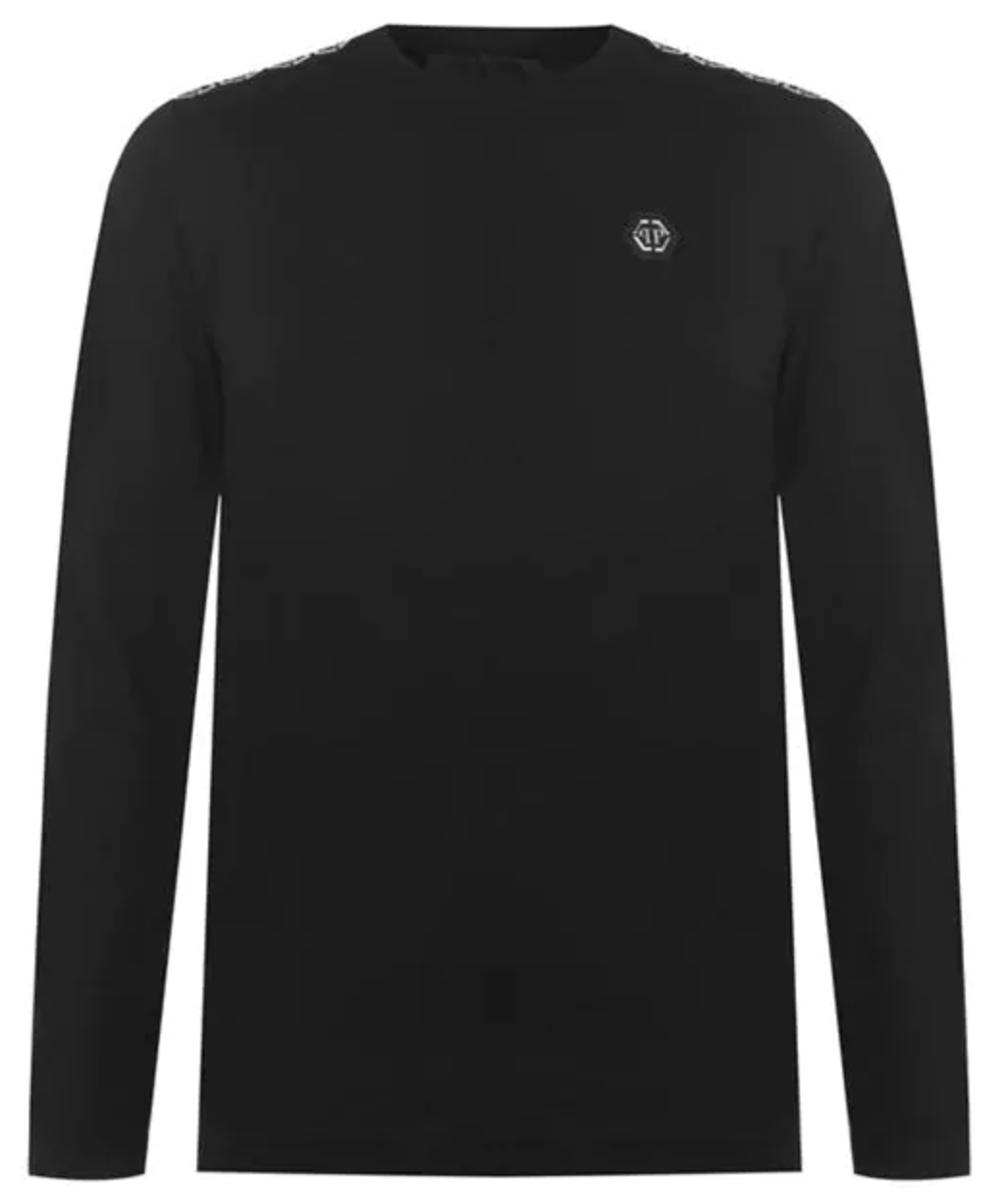 Pre-owned Philipp Plein Limited Edition Longsleeve Iconic Cult Tape Logo Shirt T-shirt S