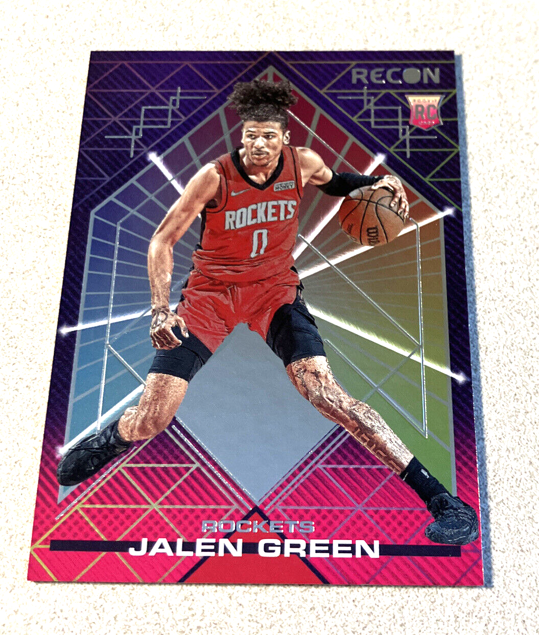 希少！Jalen Green RC 2021-22 Panini NBA Hoops - JALEN GREEN - Rookie Card RC #218
