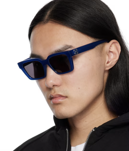OFF-WHITE OFF-WHITE OERI111S24PLA0014507 BRANSON BLUE SUNGLASSES