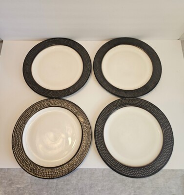 Threshold BARNET BRONZE Set of 4 Stoneware Dinner Plates 10.5in Target