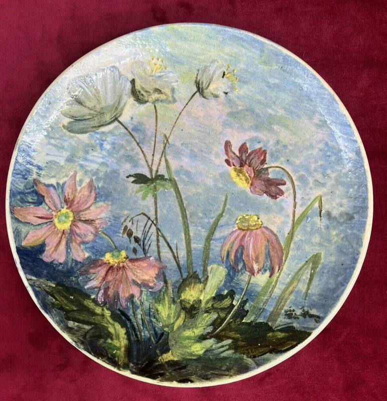 Barbotine Majolica Bourg La Reine Haviland Gien Montigny Sur Loing Art Nouveau