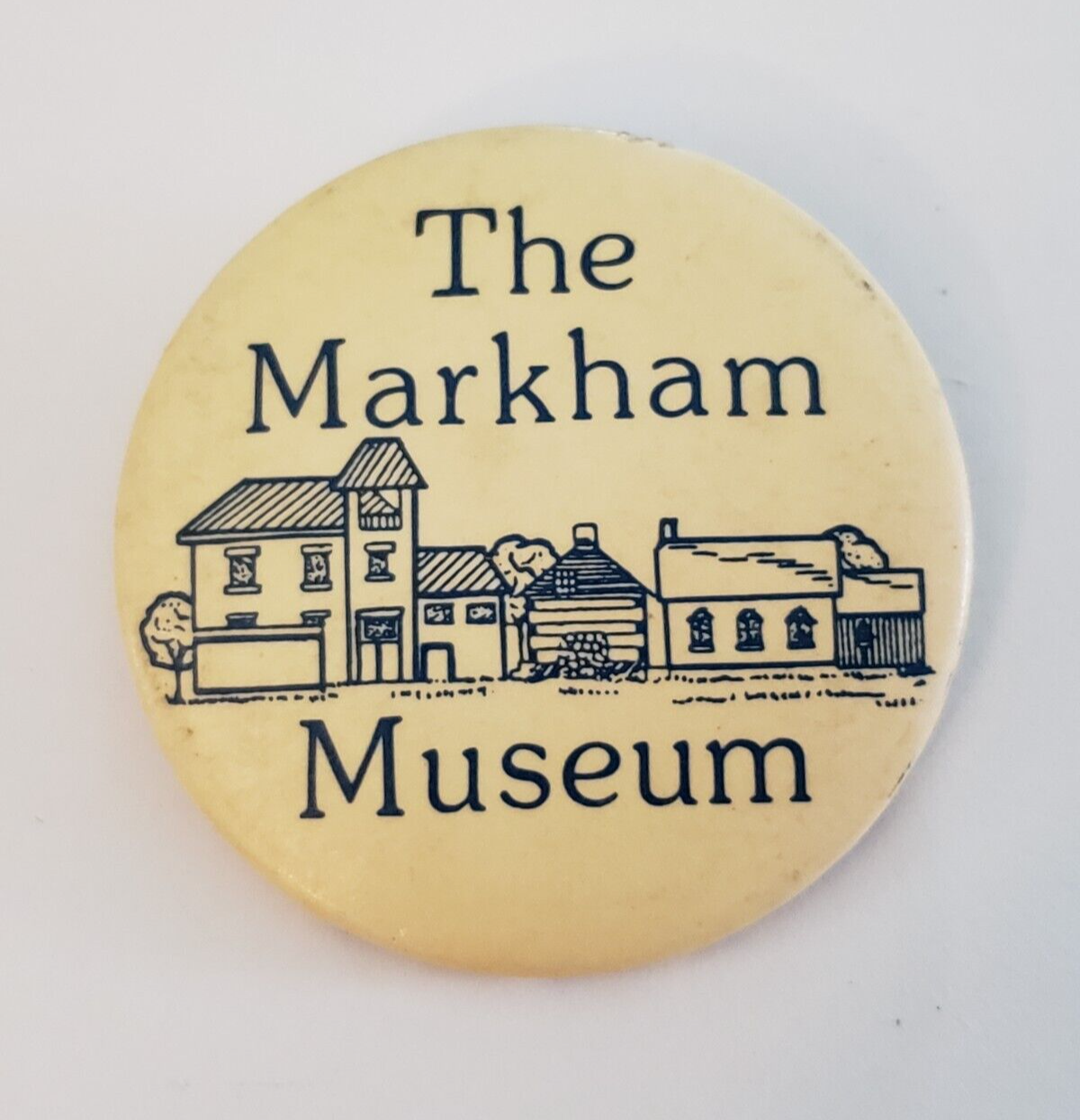 The Markham Museum 2.25 in Pinback Pin Button