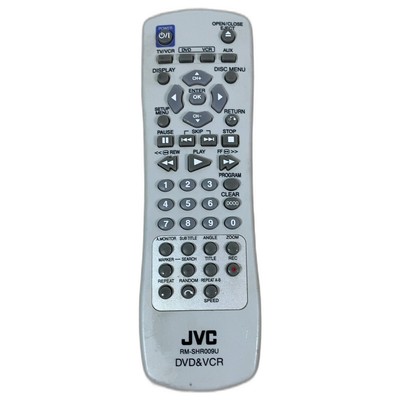 JVC RM-SHR009U DVD VCR Remote for XVC38B XVC16B XVC16D XVC17SU XVC39S XVC38BU +