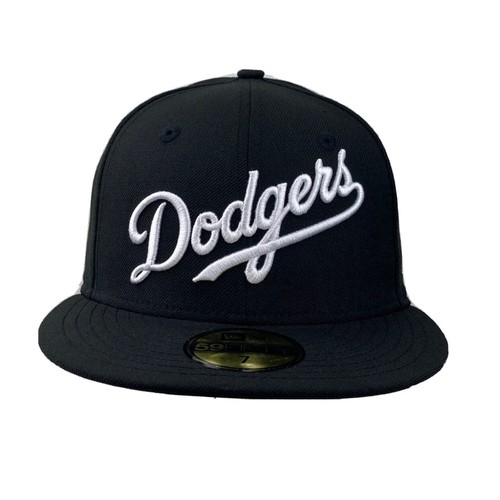 Los Angeles Dodgers Black Script Logo New Era 59FIFTY Fitted