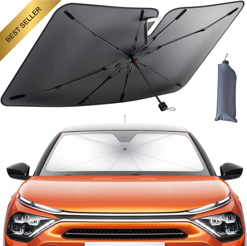Car Windshield Sunshade Umbrella - Foldable Car Windshield Sun Shade Cover, 5 La