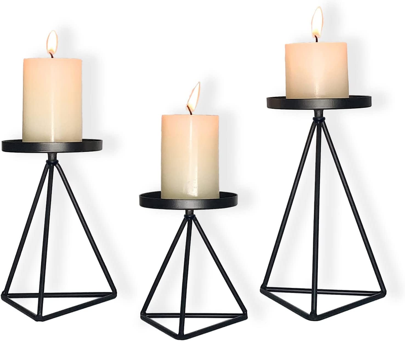 For Pillar Candle Stand Candlesticks, Holiday Wedding Fireplace Ge