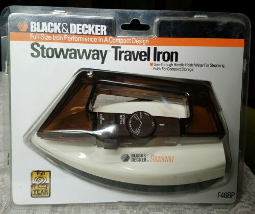 VTG Black & Decker Stowaway Travel Iron Compact Folding Design...