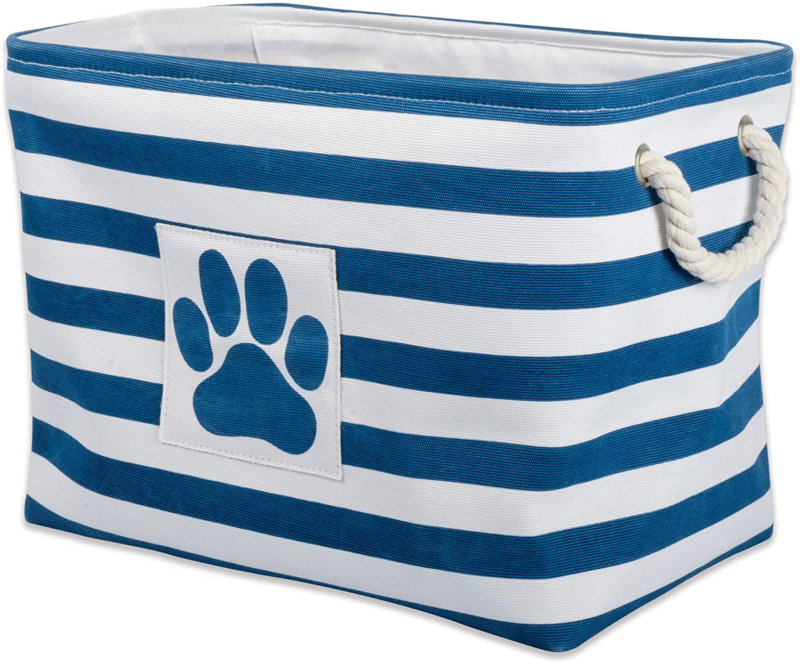 Pet Toy Storage Box Large Basket Bin Puppy Stuff Dog Supplies Cat Chest Treats