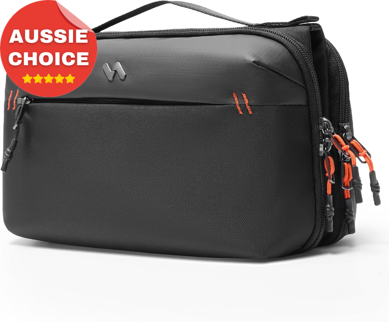 Large Electronics Organizer Pouch 4-Fold Design Travel Accessory Case Bag