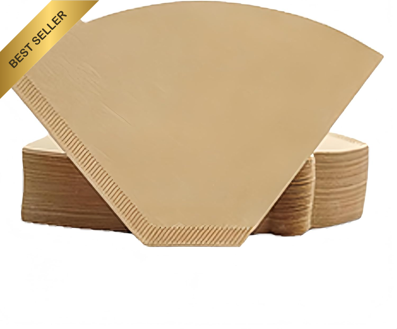 Cone Coffee Filters,  200 Pcs Fan Type Coffee Filters, 3-6 Cup Paper Filters wit