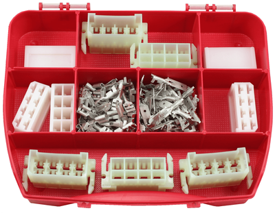 Fastin-Faston 8 Polig 1,0-2,5 mm² AMP Nylon Stecker Steckverbinder Steckgehäuse