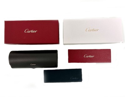 Pre-owned Cartier Ct0461s-002 Silver Silver Blue Sunglasses