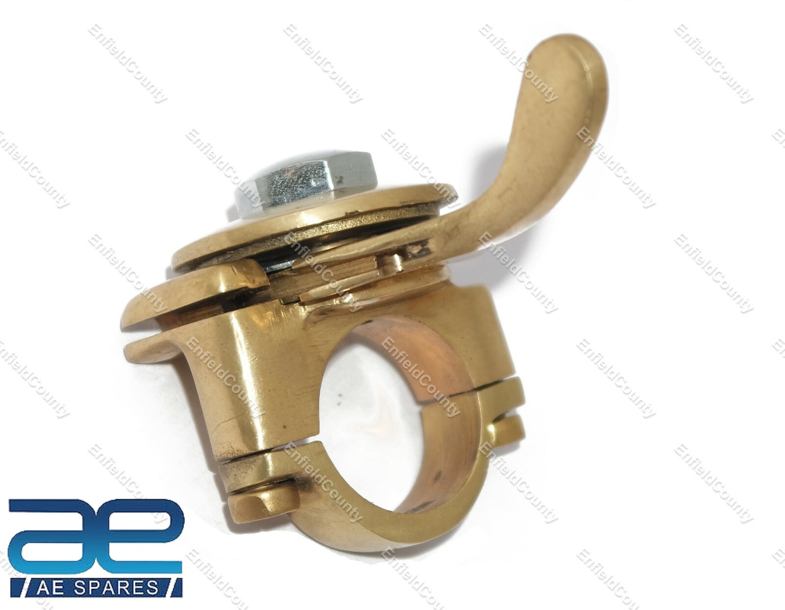 Air Choke Mag Lever Brass LH Side 1" Handlebar For NORTON BSA TRIUMPH AJS 