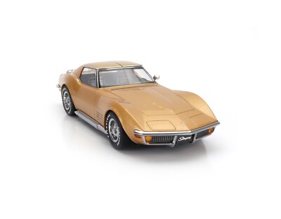 1972 CHEVROLET CORVETTE C3 GOLD METALLIC 1:18 SCALE BY KK SCALE KKDC181225
