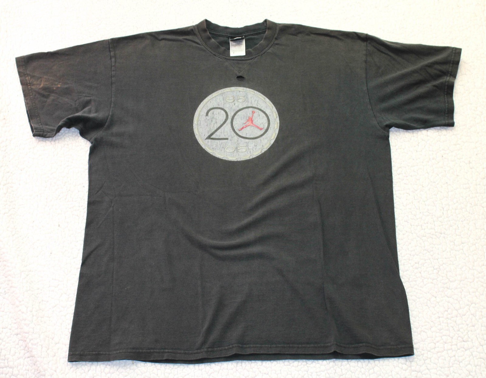 Air Jordan 2005 20th Anniversary T-Shirt Adult XL Black Air Jordan