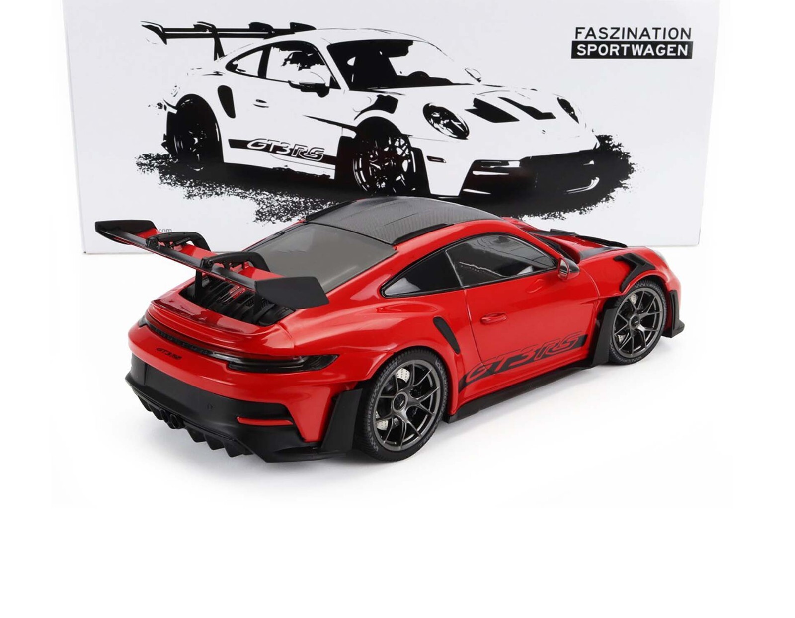 2023 PORSCHE 911 992 GT3 RS COUPE RED WITH SILVER RIMS 1:18 2023 PORSCHE 911 992 GT3 RS COUPE RED WITH SILVER RIMS 1:18