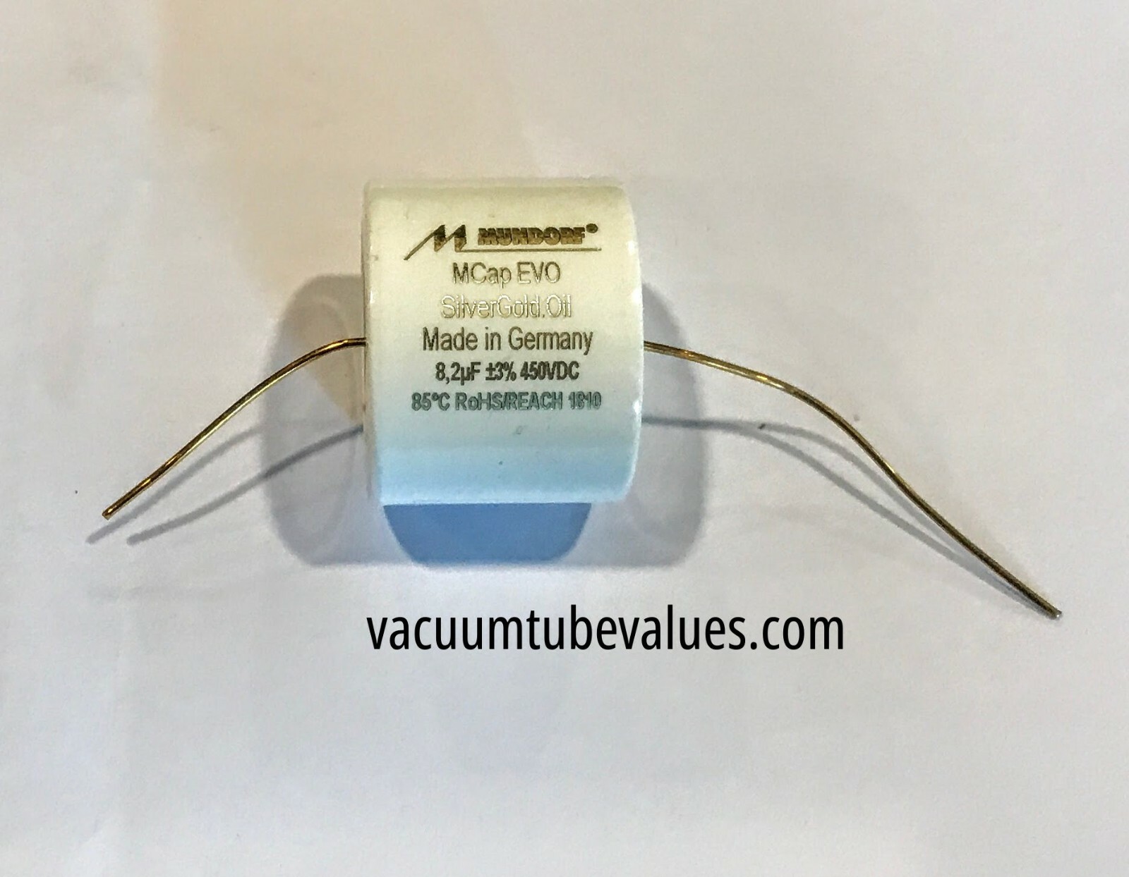Mundorf MCap EVO Silver-Gold Oil Capacitor 8.2uf 8.2 uf