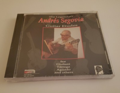 Andres Segovia Guitar Etudes CD  Classical Solo Waltz Music New&Sealed 