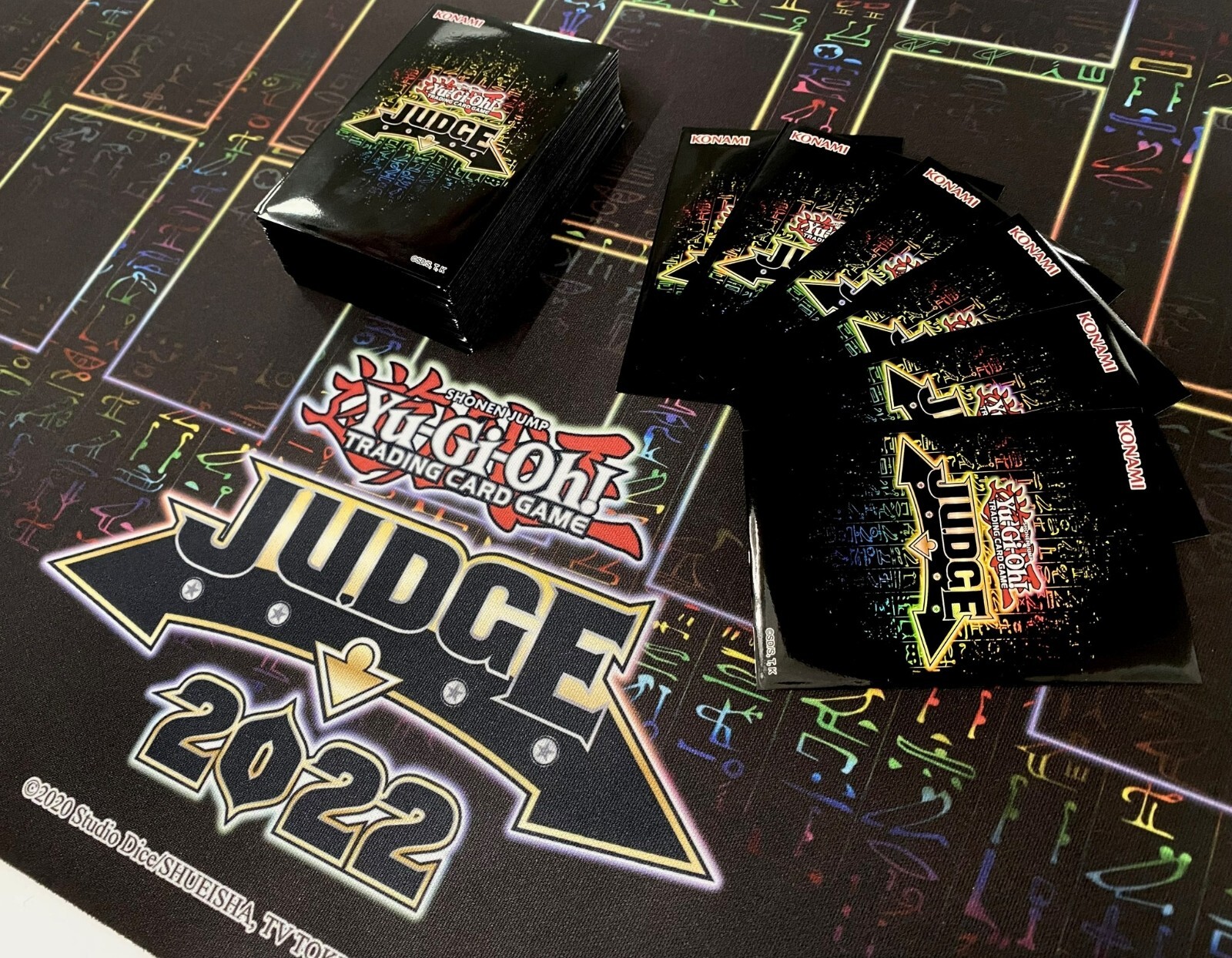 Yu-Gi-Oh! 2022 TCG Official Judge Hieroglyph Game Mat