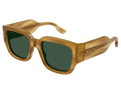 GUCCI GUCCI GG1261S-004 HAVANA HAVANA GREEN SUNGLASSES