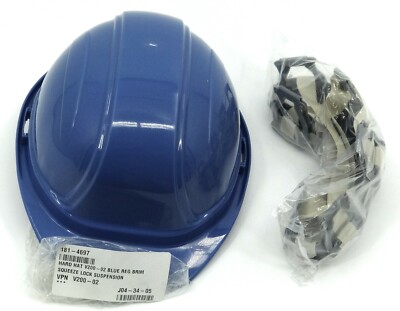 Occunomix V200-02 Regular Brim Hard Hat with Squeeze Lock Suspension