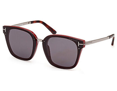 Pre-owned Tom Ford Philippa Ft1014 - 71a Sunglasses In Red