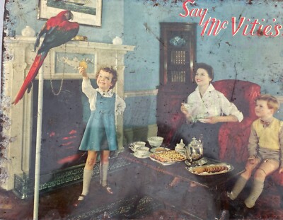 McVities Biscuits Advertising LATTA ORIGINALE 1950